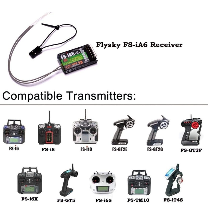 Flysky FS-IA6 Receiver 6CH Dua - Drone Battery Plate recensie en prijs