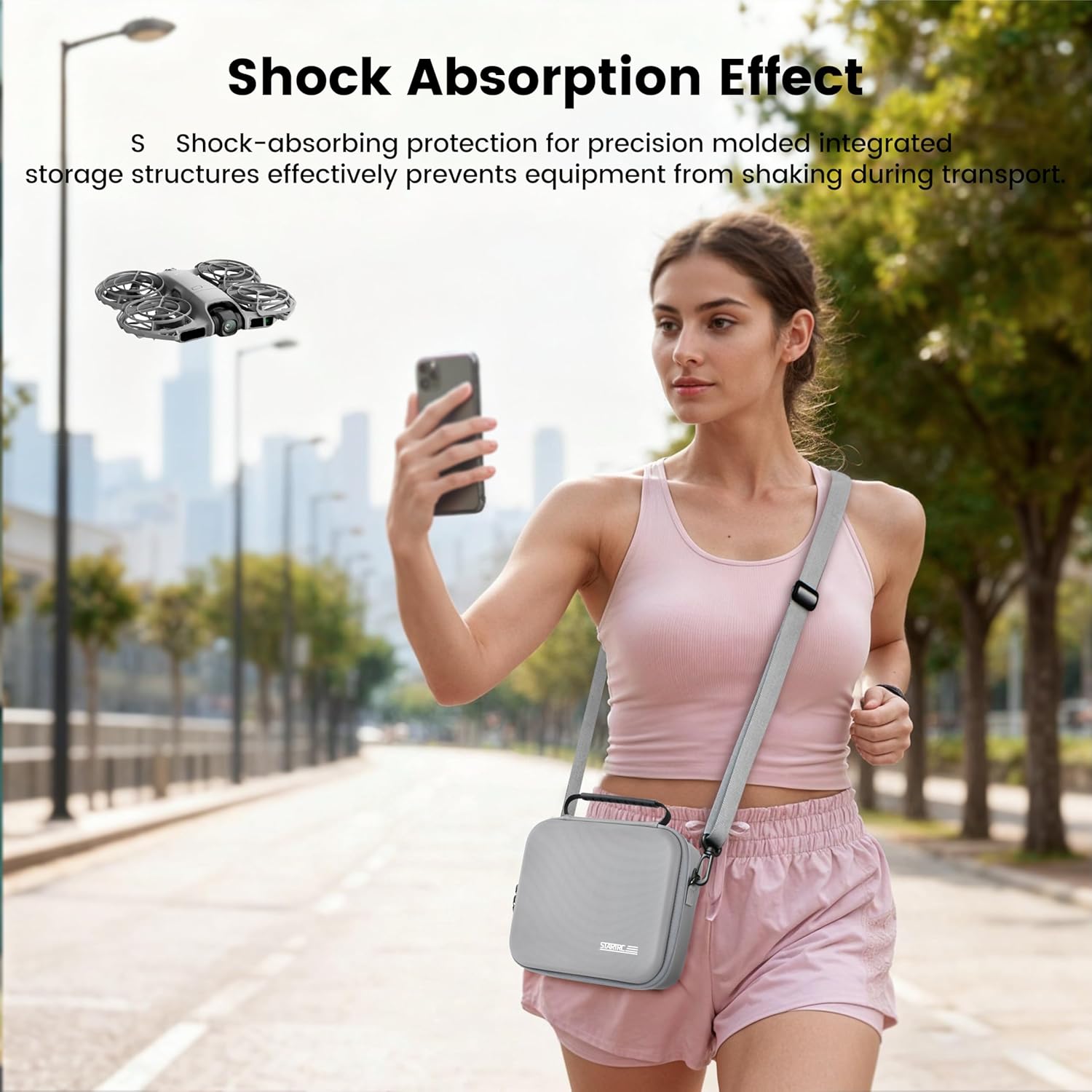 STARTRC Neo 2 Portable PU Shou - Drone Battery Case recensie en prijs