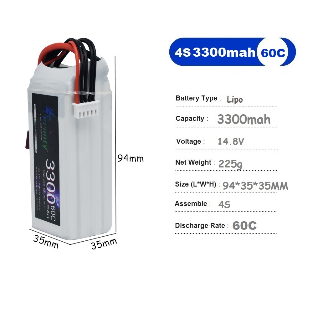 LiPo Rechargeable Battery 4S 3 - Drone Battery 4S recensie en prijs