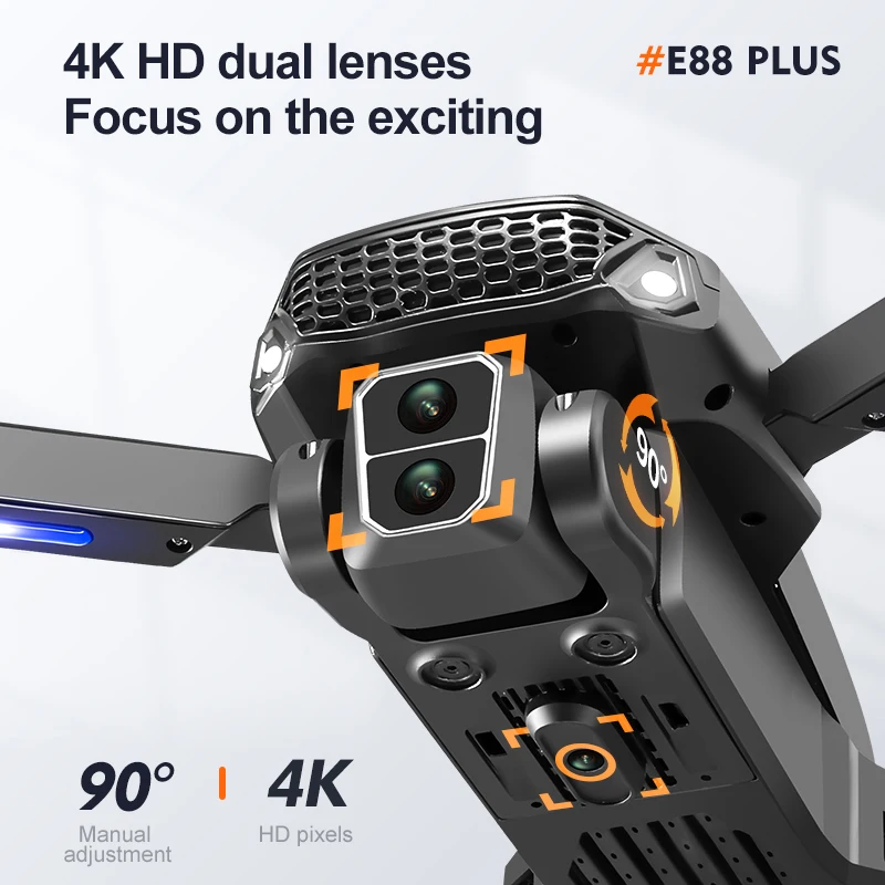 New E88 Plus Quadcopter Drone: - Drone Battery Case recensie en prijs