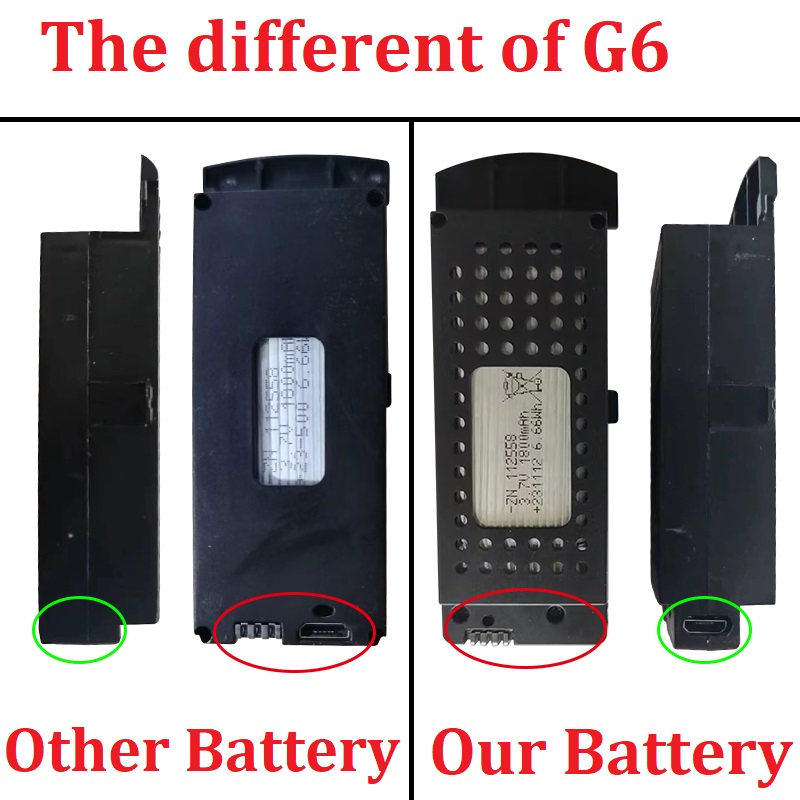 Q6 Drones Battery 3.7V 3000mAh - Drone Battery Li-Ion recensie en prijs