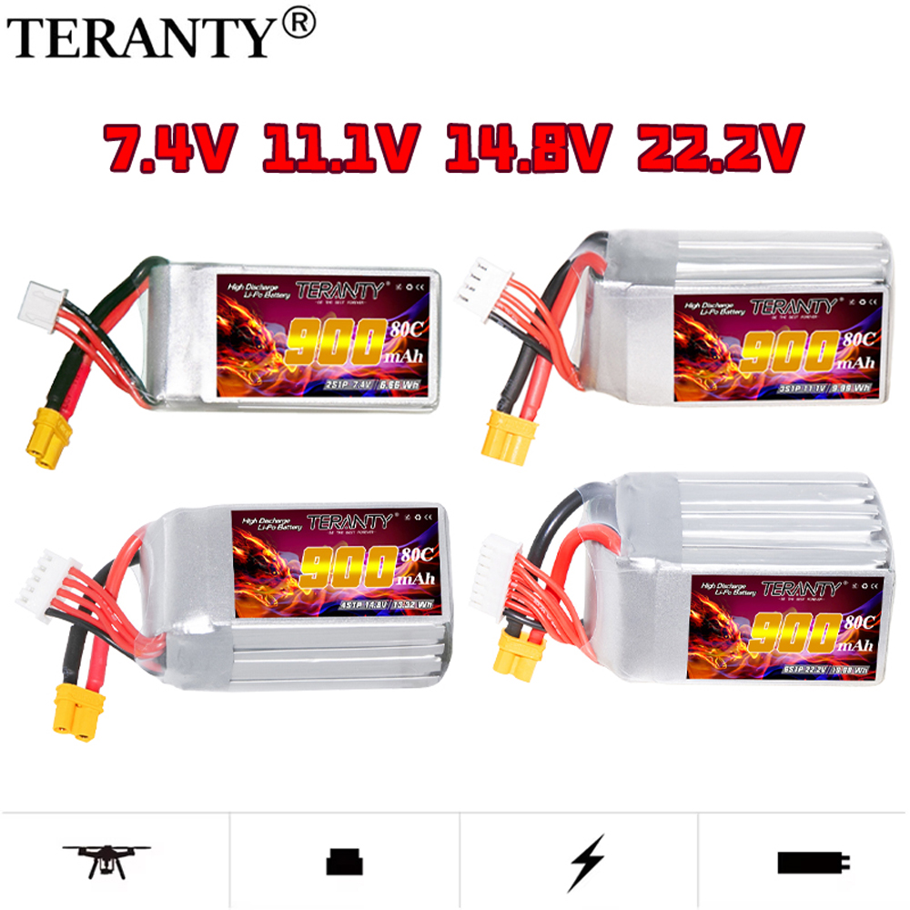 TERANTY 2S 3S 4S 6S 7.4V 11.1V - Drone Battery 4S recensie en prijs