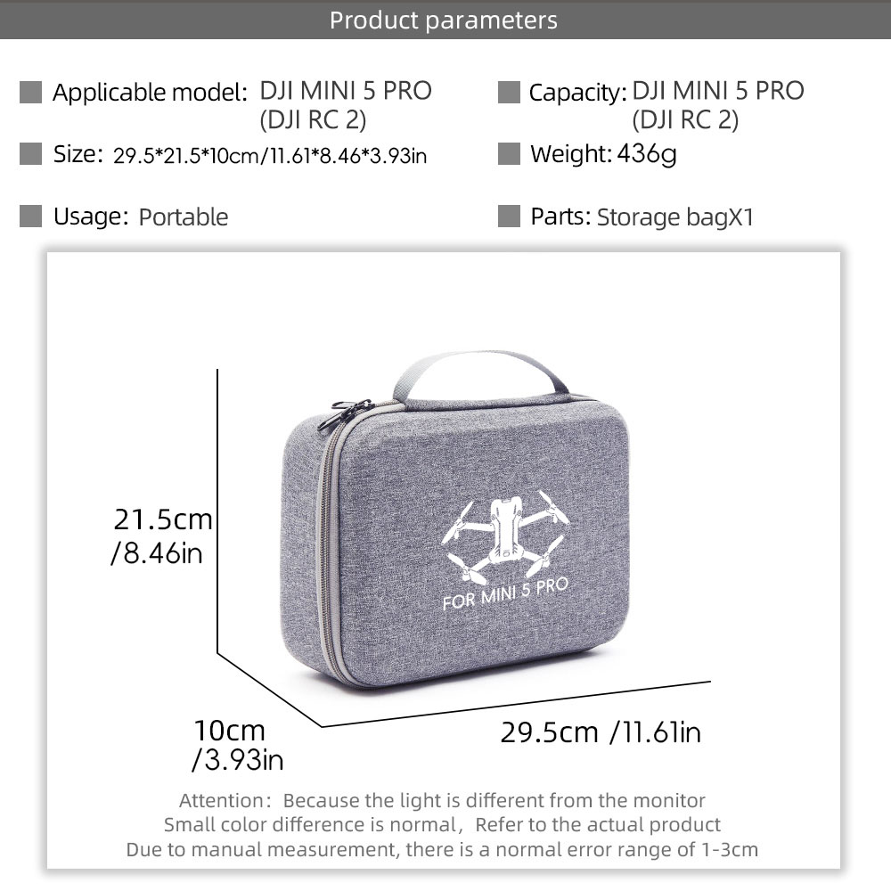 Storage Carry Case for DJI Min - Drone Battery Bag recensie en prijs