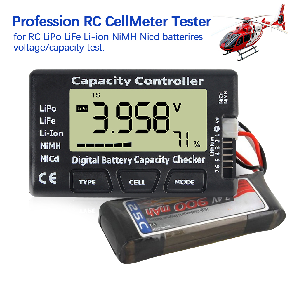 For Li-ion LiFe Nimh Nicd Lipo - Drone Battery Voltage Checker recensie en prijs