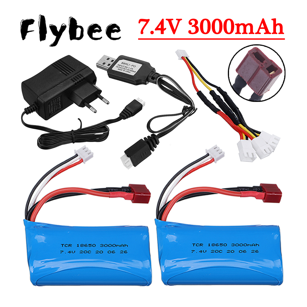 7.4V 3000mAh Li-ion Battery fo - Drone Battery Li-Ion recensie en prijs