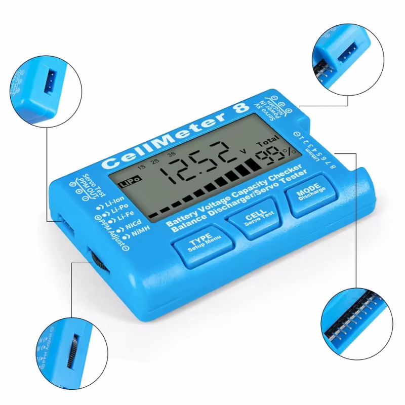 CellMeter 8 Digital Battery Ca - Drone Battery Voltage Checker recensie en prijs