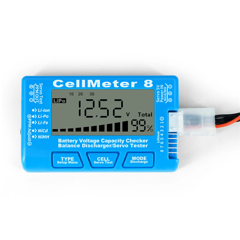 CellMeter 8 Digital Battery Ca - Drone Battery Voltage Checker recensie en prijs