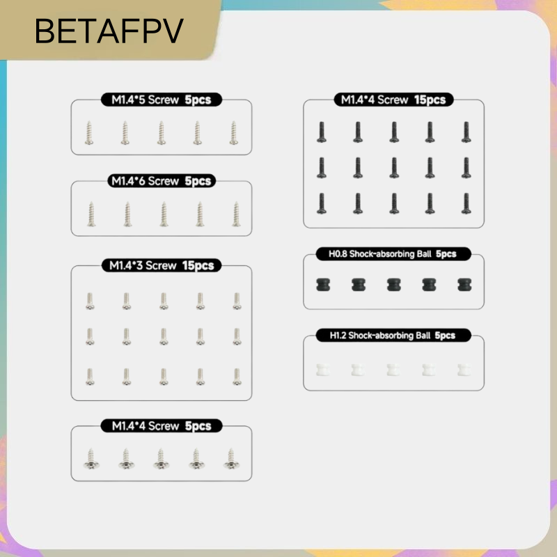 BETAFPV Drone Screw Pack Compa - Drone Battery Bag recensie en prijs