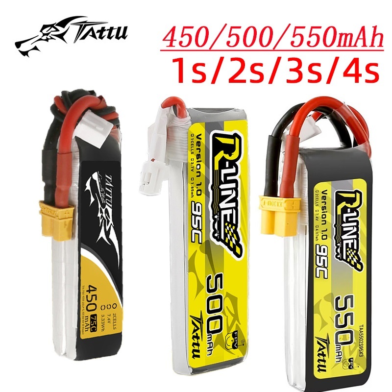 3Pcs NEW TATTU 450/500/550mAh  - Drone Battery 4S recensie en prijs