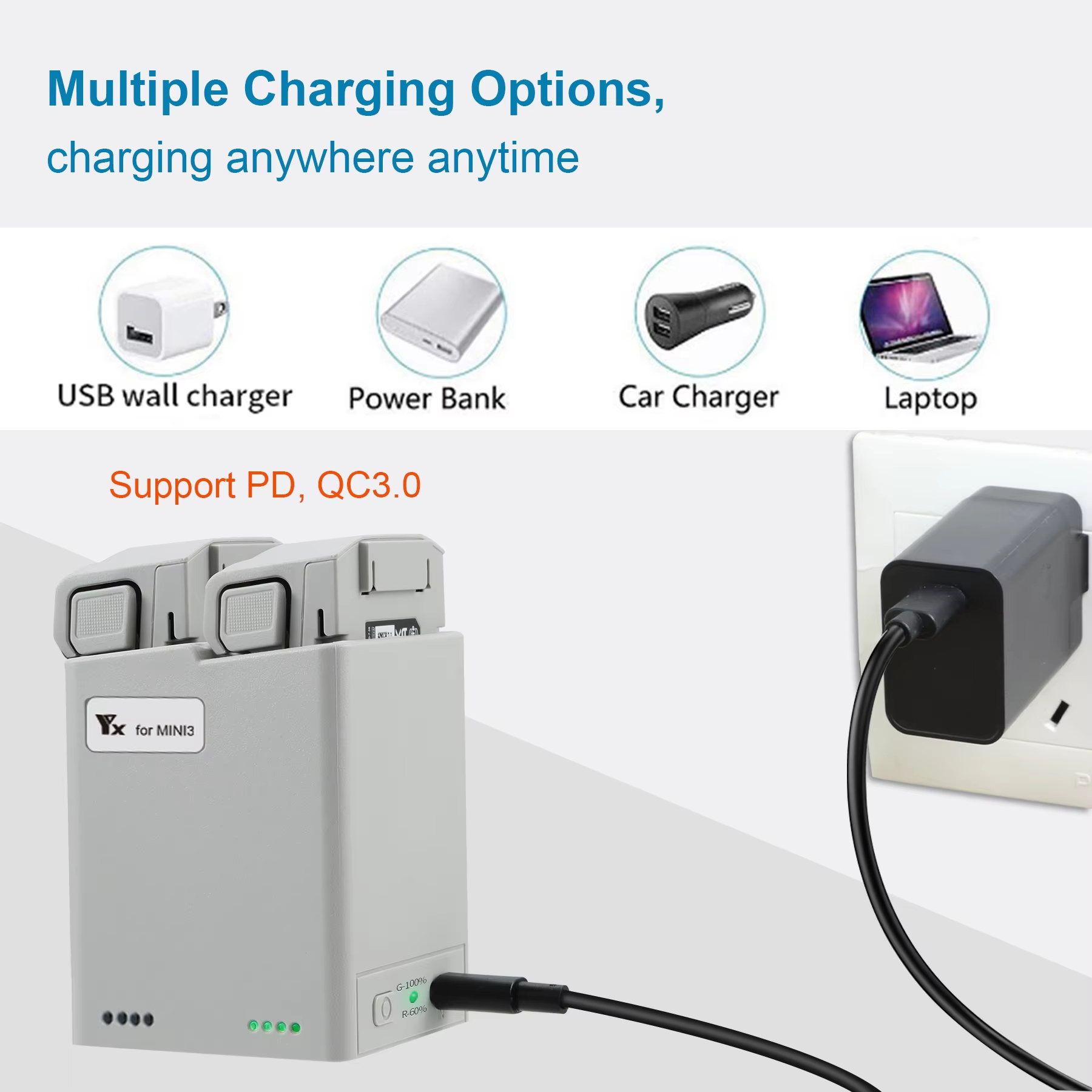 For DJI Mini 3Pro/4Pro Battery - Drone Battery Balance Charger recensie en prijs