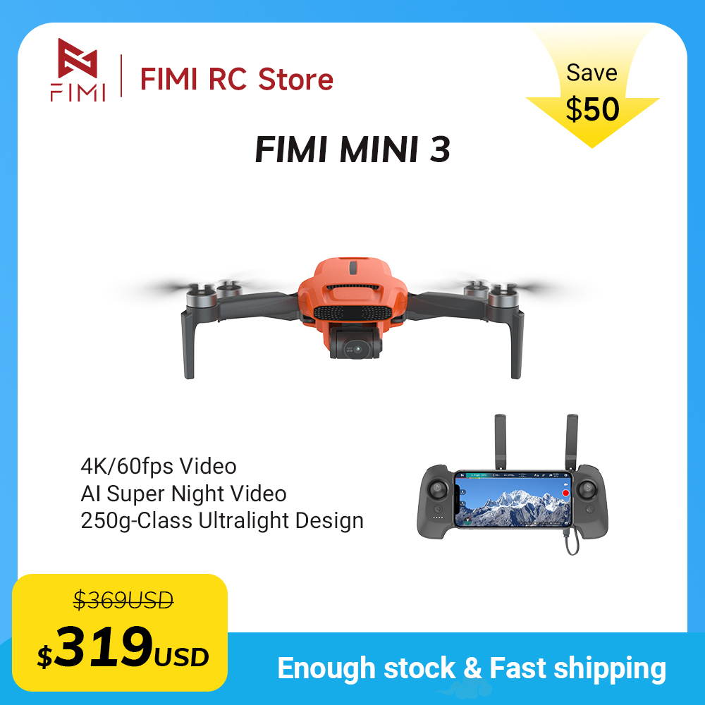 FIMI MINI 3 Camere drone 4K 60 - Drone Battery Li-Ion recensie en prijs