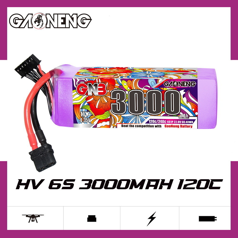 GNB Lipo Battery 6S 22.8V 3000 - Drone Battery Plate recensie en prijs