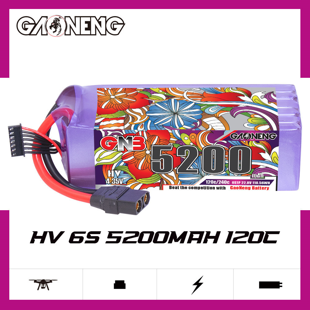 GNB Lipo Battery 6S 22.8V 3000 - Drone Battery Plate recensie en prijs