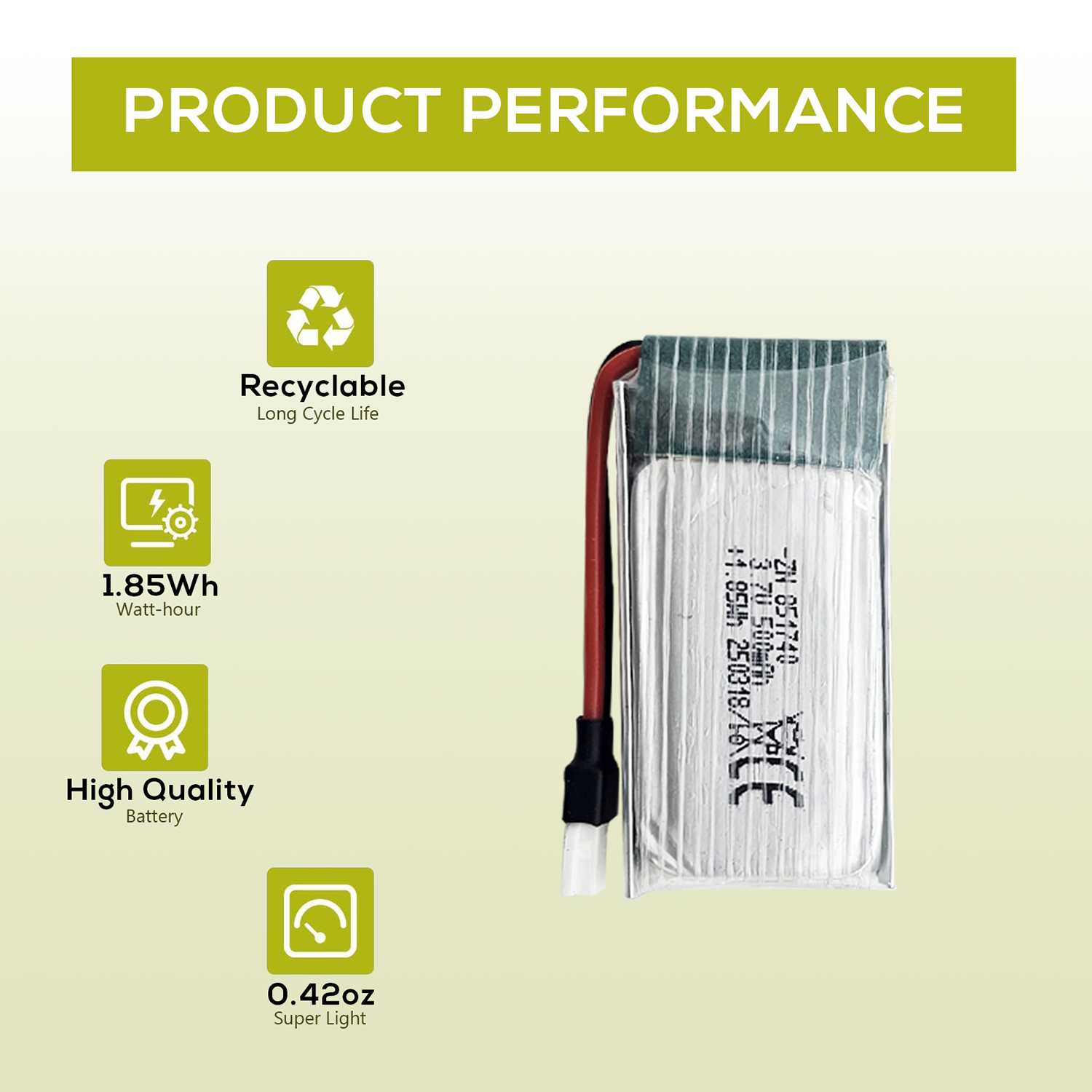 5Pcs 3.7V 500mAh LiPo Batterie - Drone Battery Charger recensie en prijs