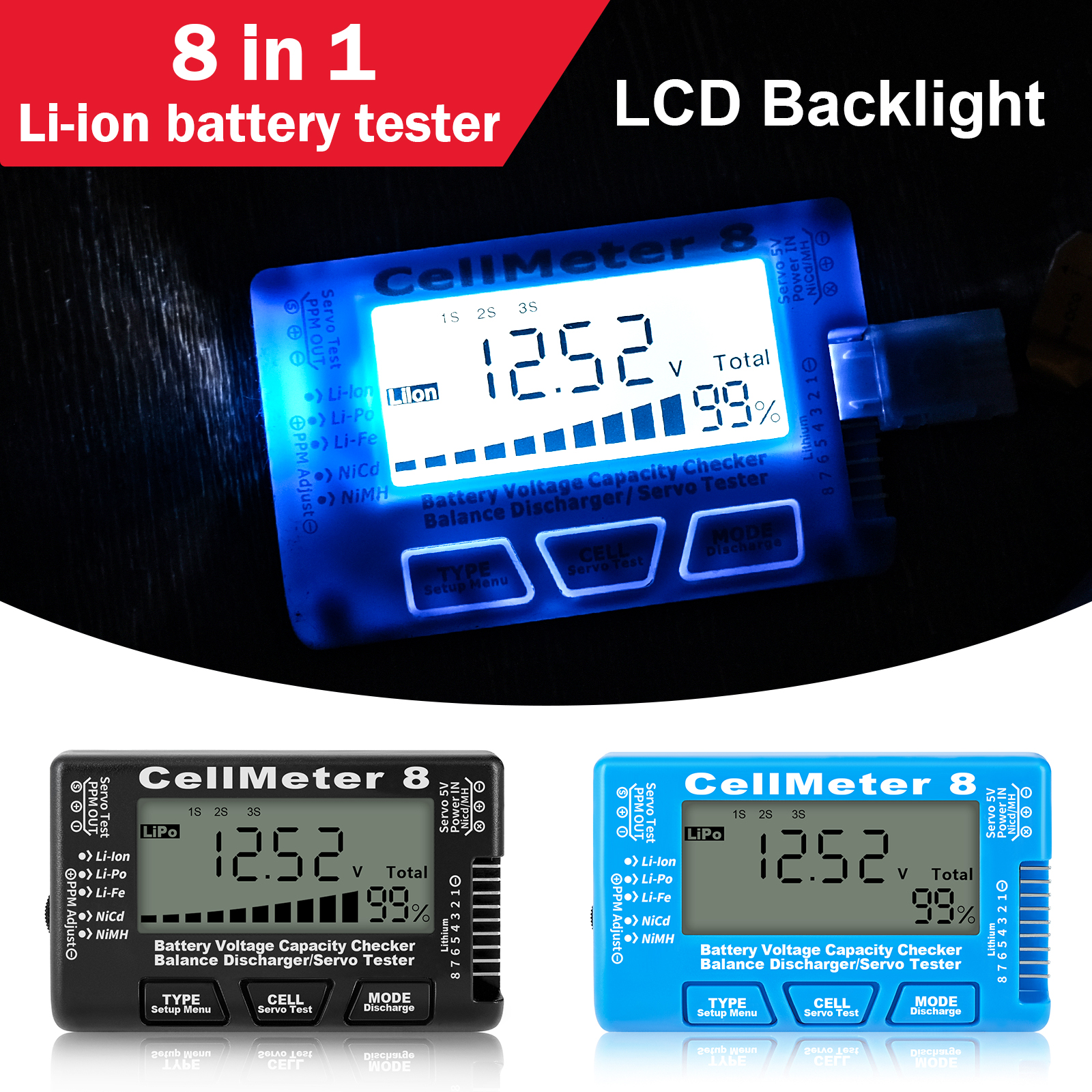 Rc Cellmeter-8 Digital Battery - Drone Battery Voltage Checker recensie en prijs